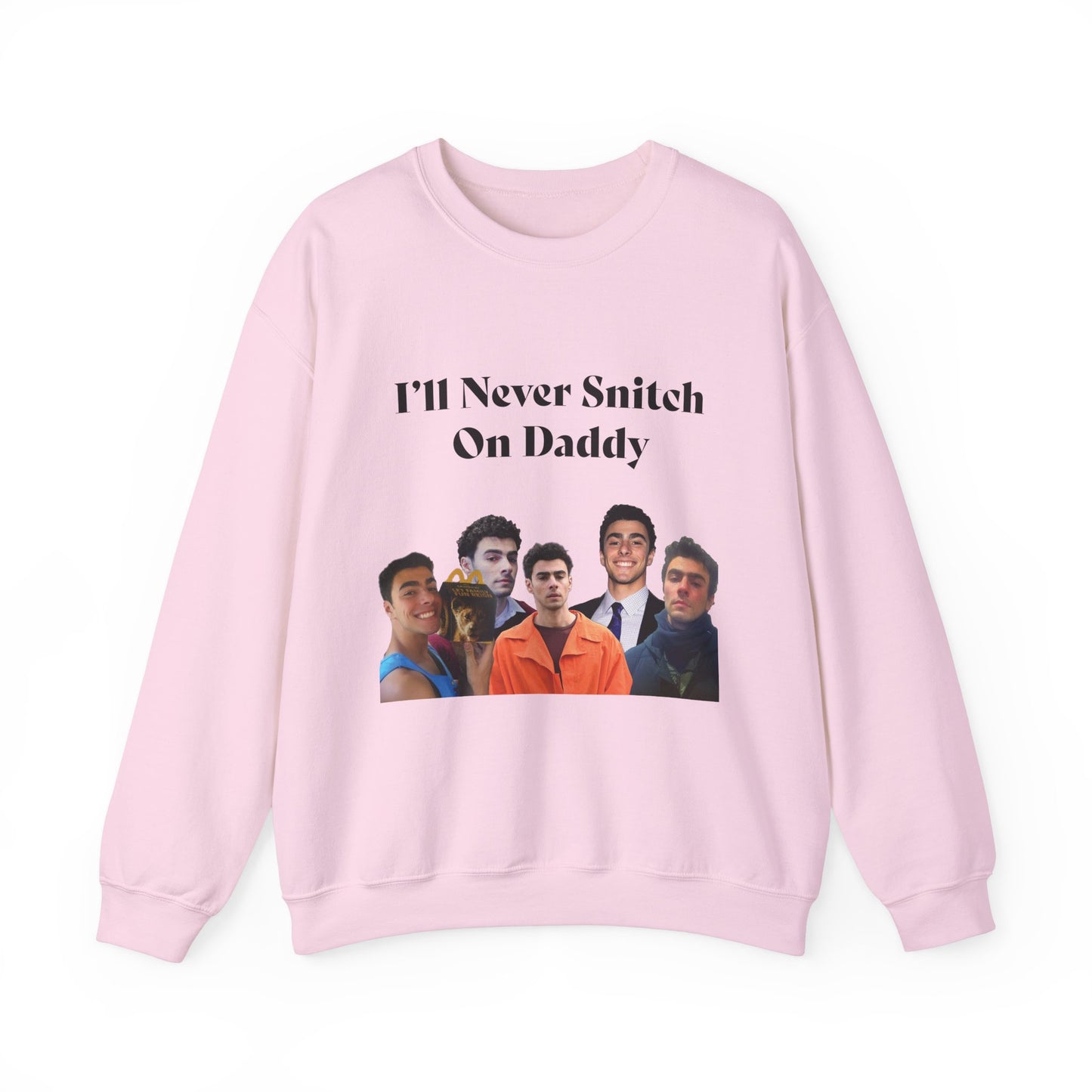 My Vigilante Boo Crewneck Sweatshirt | I'll Never Snitch on Daddy