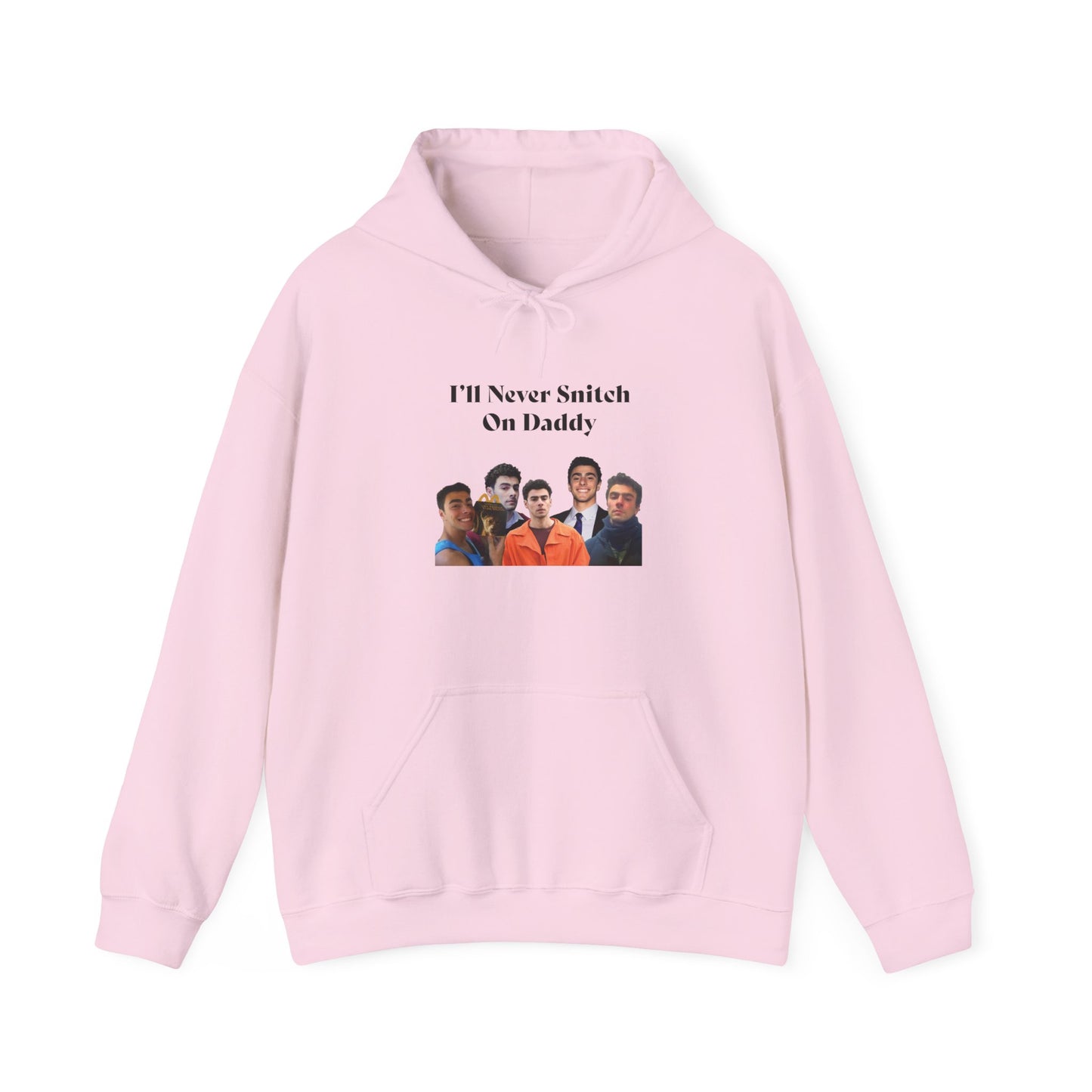 My Vigilante Boo Hooded Sweatshirt | I'll Never Snitch on Daddy