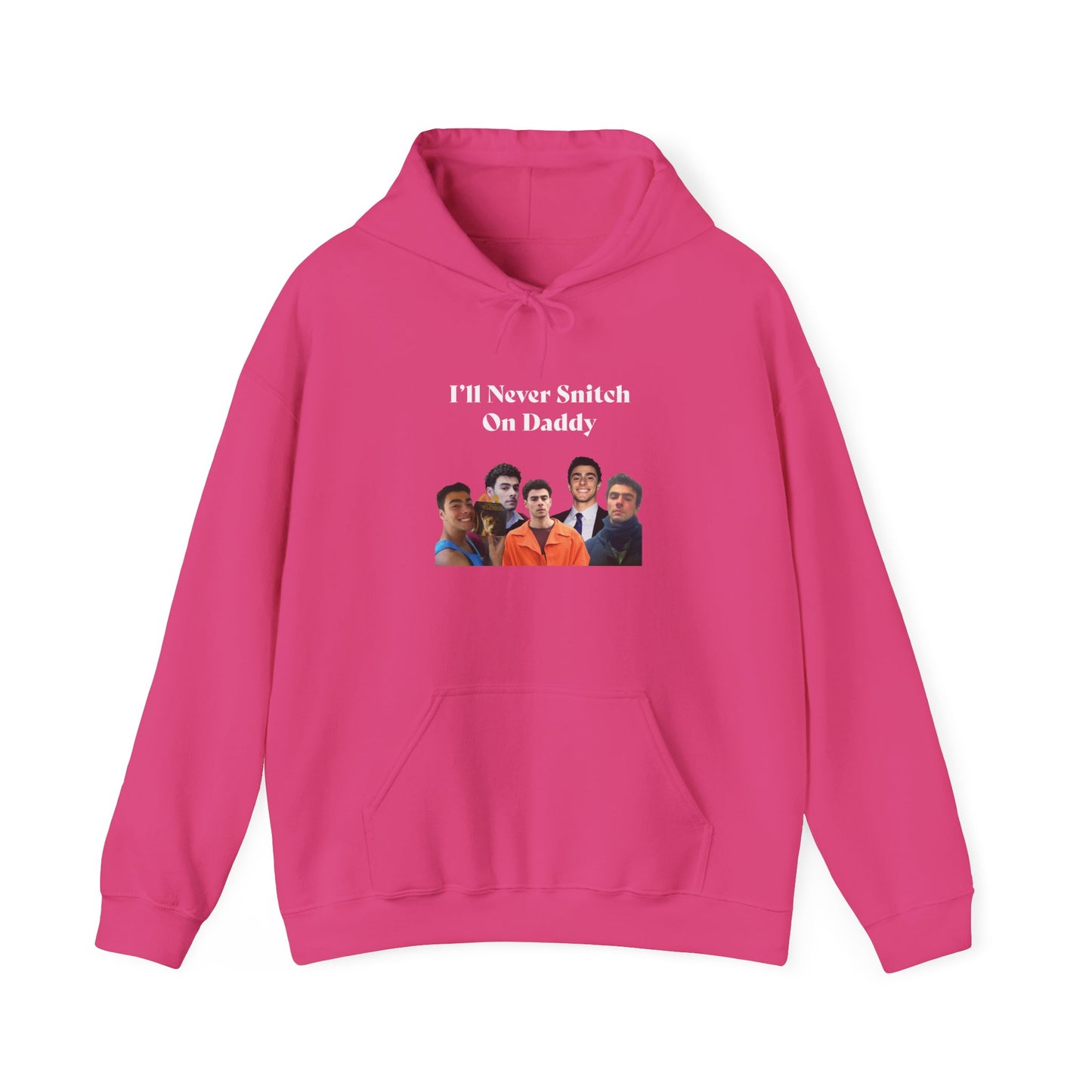 My Vigilante Boo Hooded Sweatshirt | I'll Never Snitch on Daddy