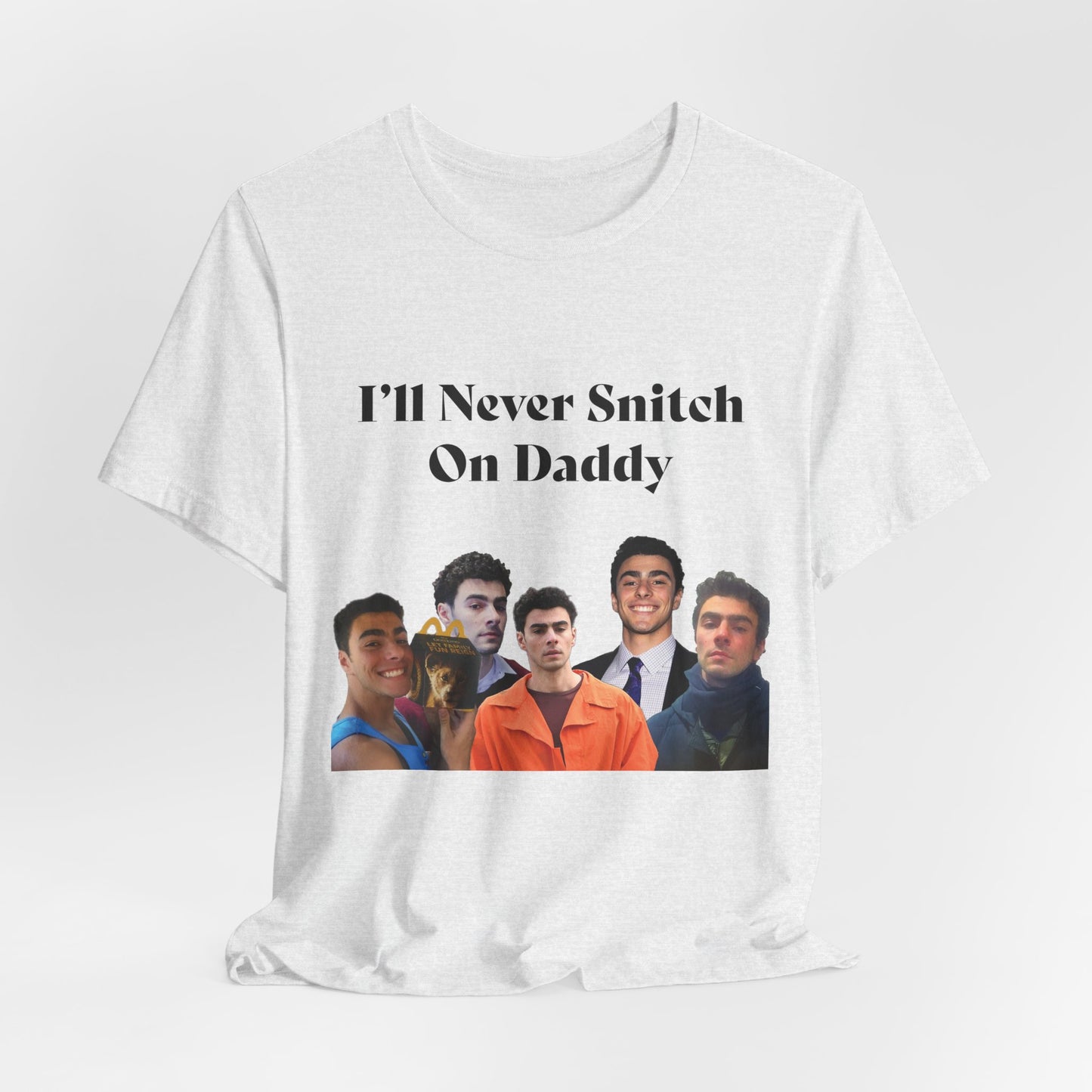 My Vigilante Boo Jersey Short Sleeve Tee | I'll Never Snitch On Daddy