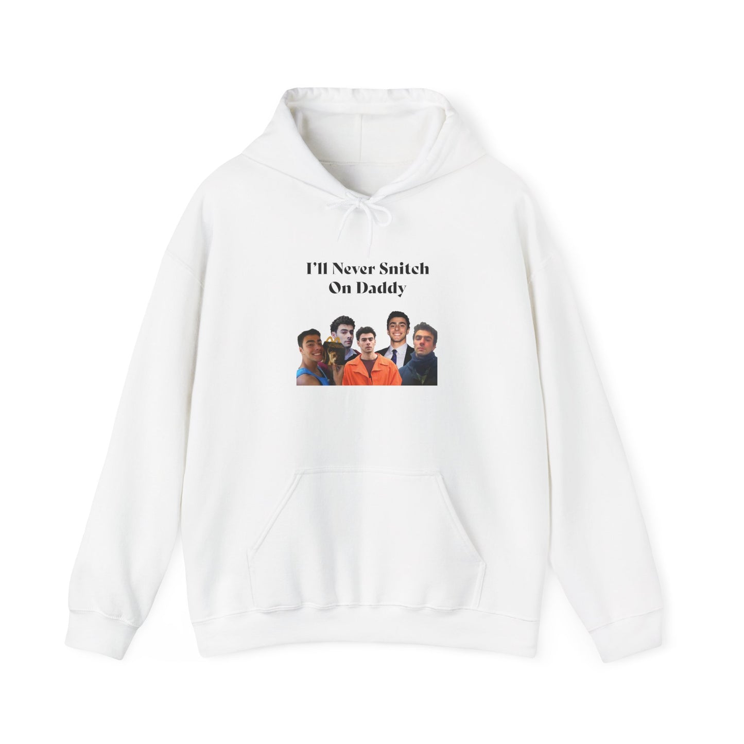 My Vigilante Boo Hooded Sweatshirt | I'll Never Snitch on Daddy