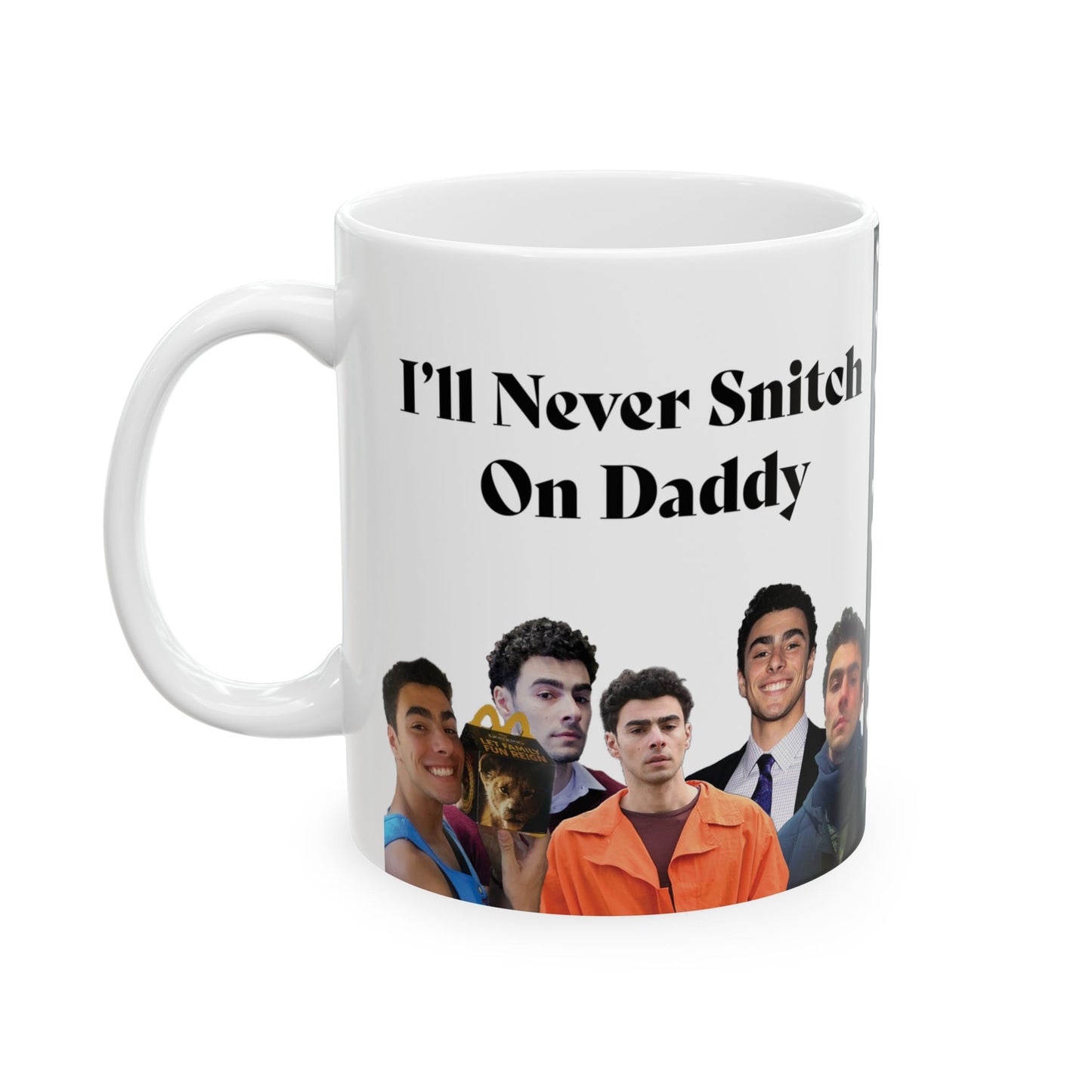 My Vigilante Boo Ceramic Mug (11oz) | I'll Never Snitch on Daddy