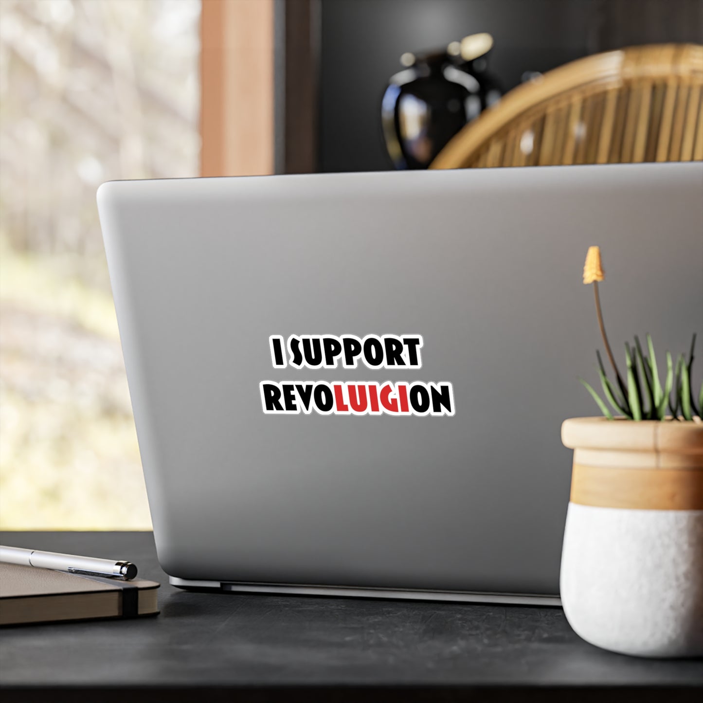 My Vigilante Boo Sticker I Support RevoLUIGIon