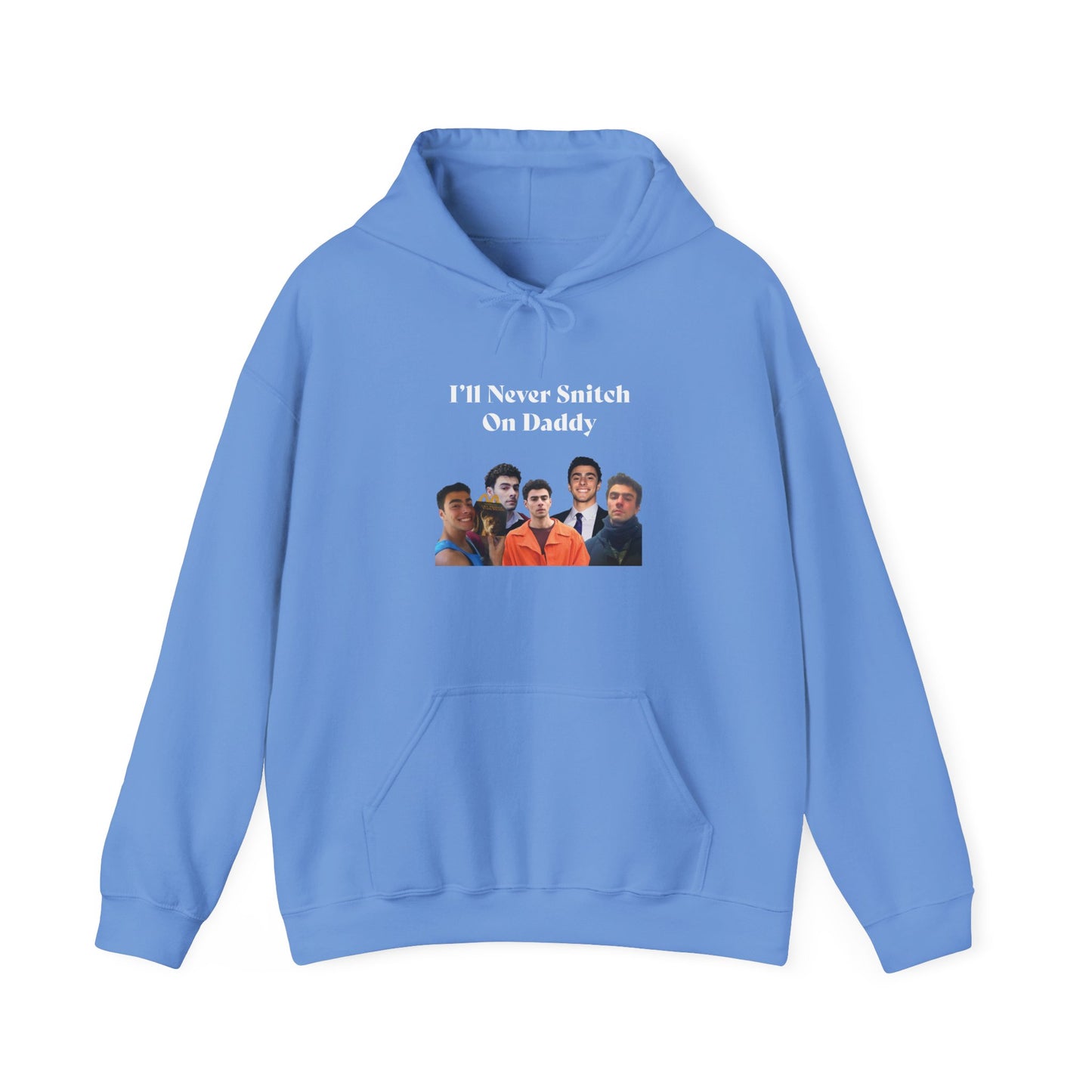 My Vigilante Boo Hooded Sweatshirt | I'll Never Snitch on Daddy