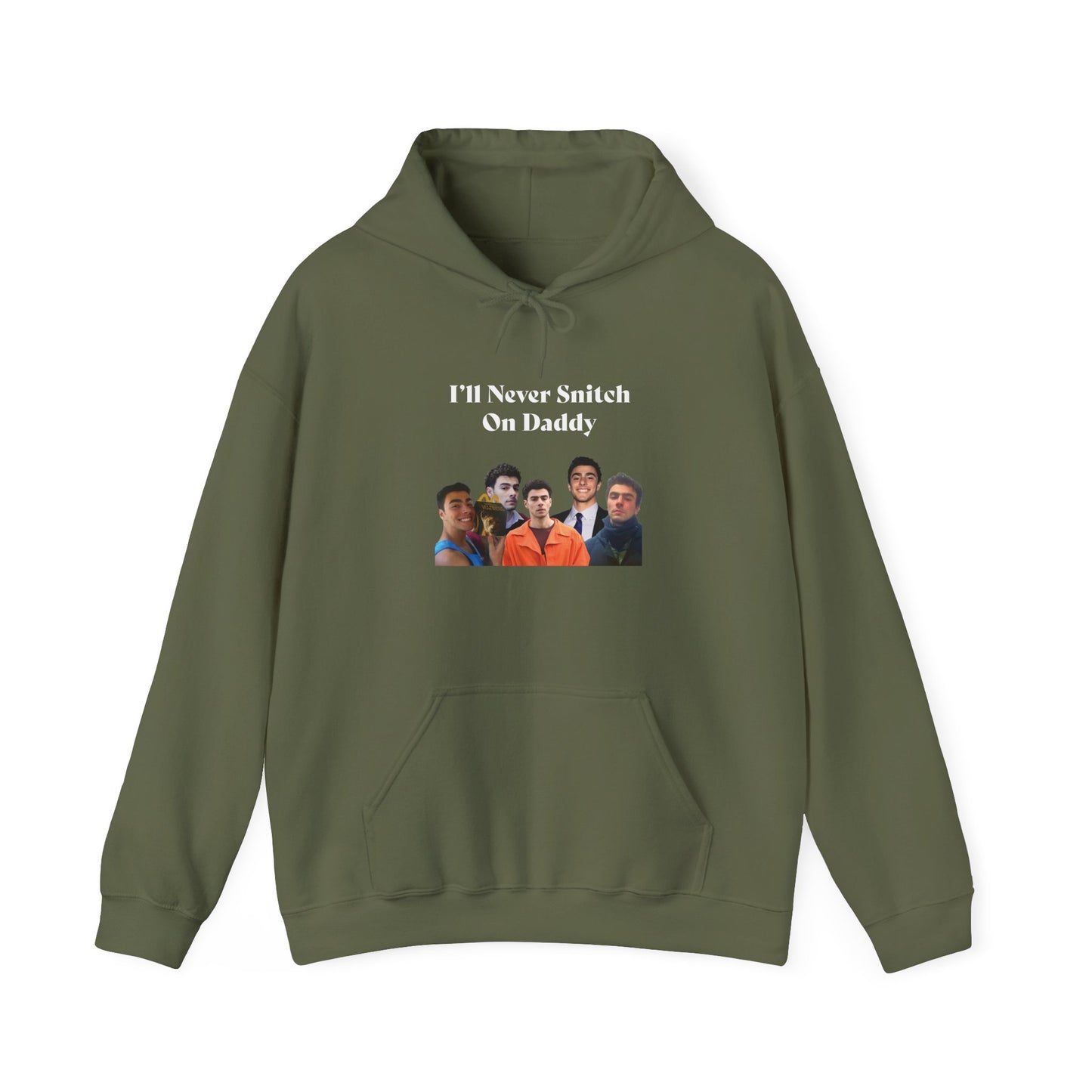 My Vigilante Boo Hooded Sweatshirt | I'll Never Snitch on Daddy